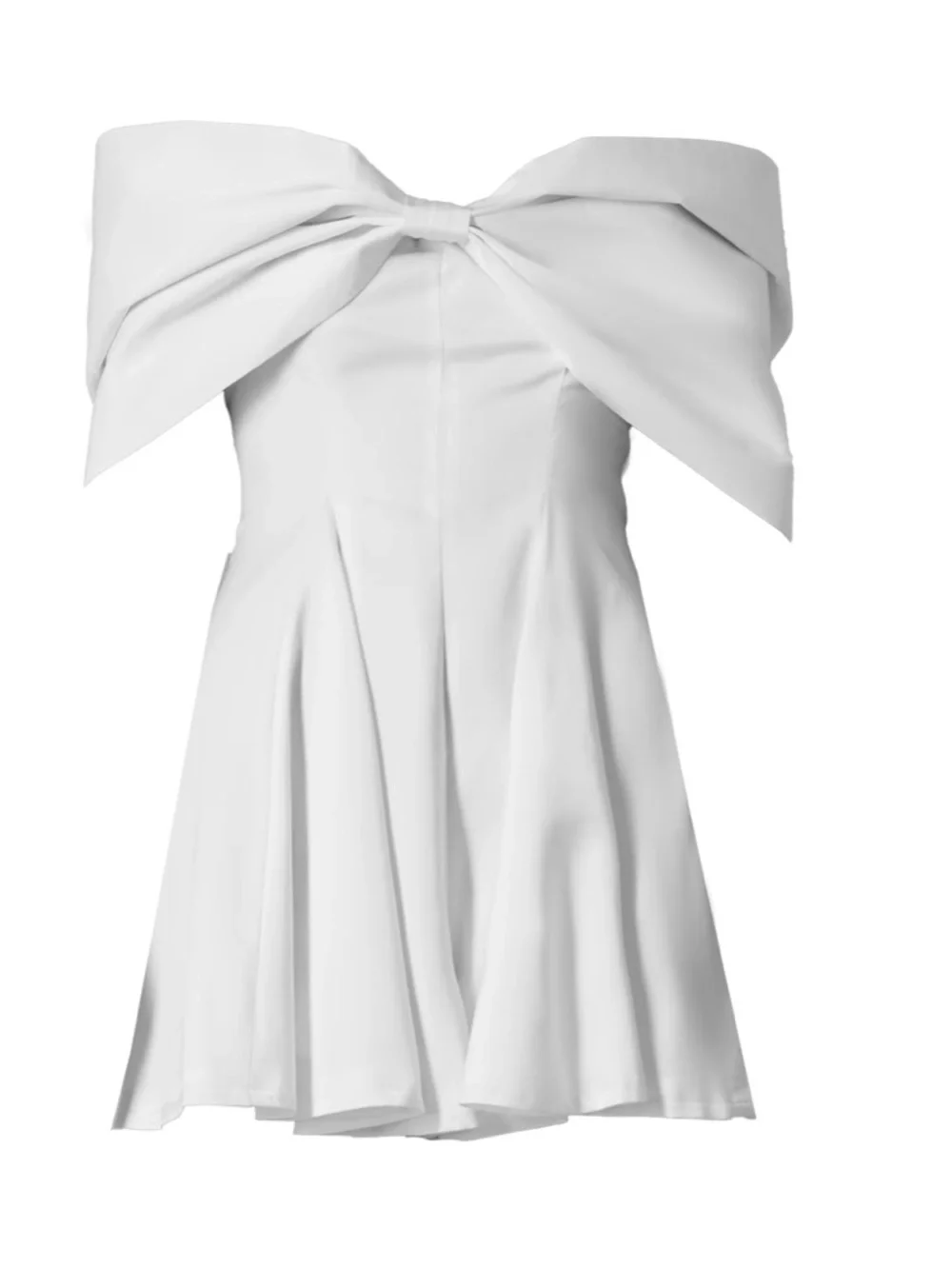 Pretty Little Thing Satin Bow Detail Romper sz 12 - Picture 2 of 5